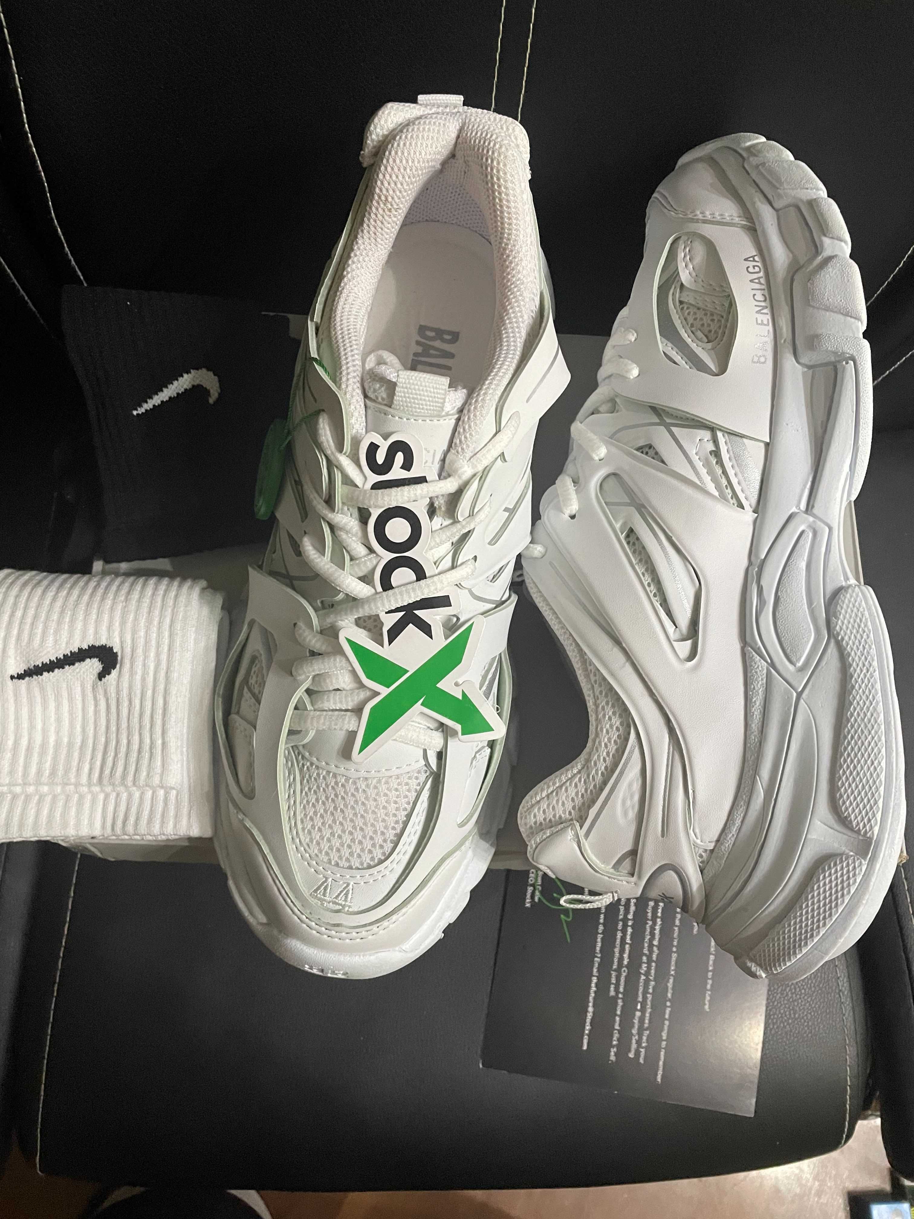 Баленсиага трак бели / Balenciaga track white (36-46 номер)