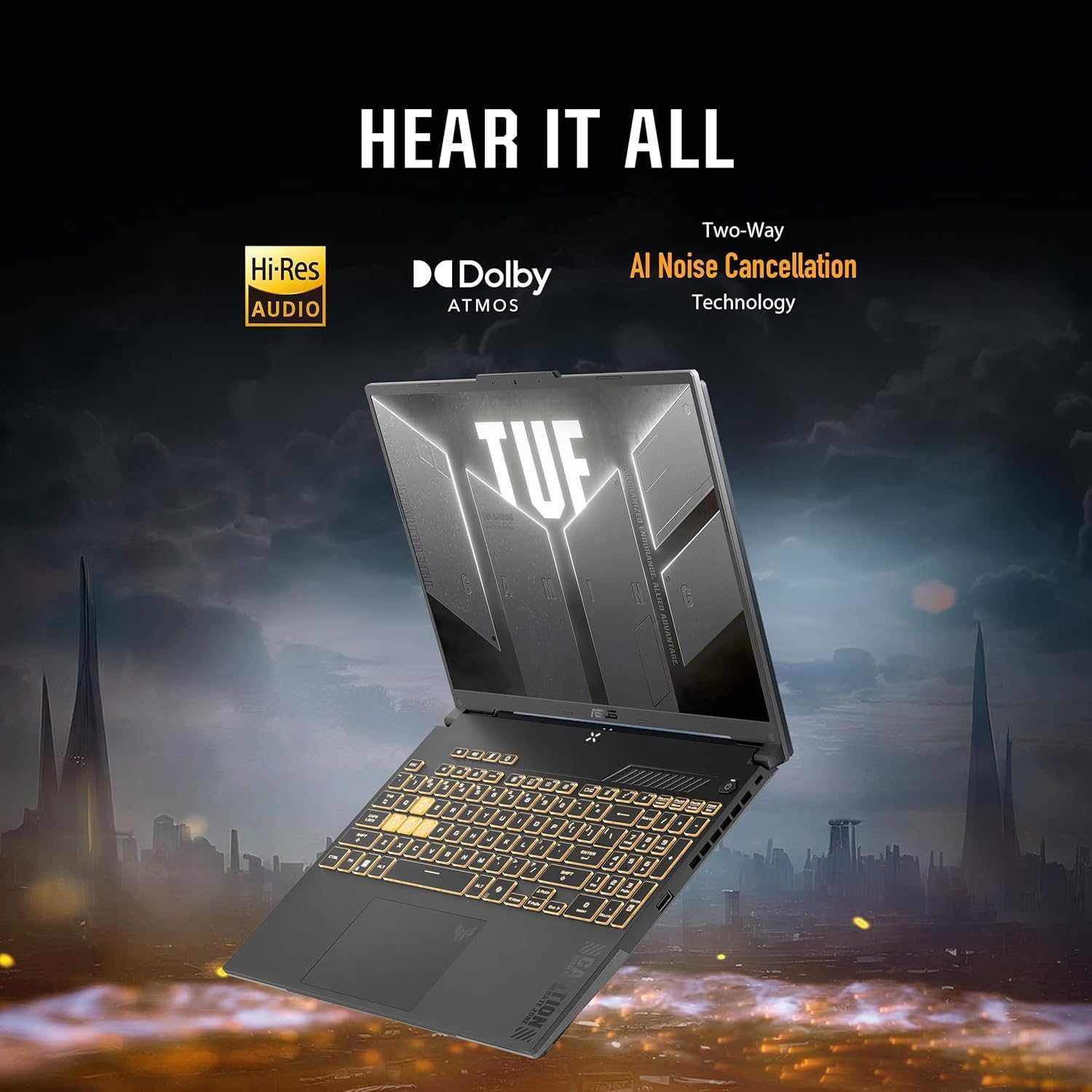 ASUS TUF Gaming F16 intel Core™ 5-210H  DDR5 16GB SSD 512GB 4050 6GB