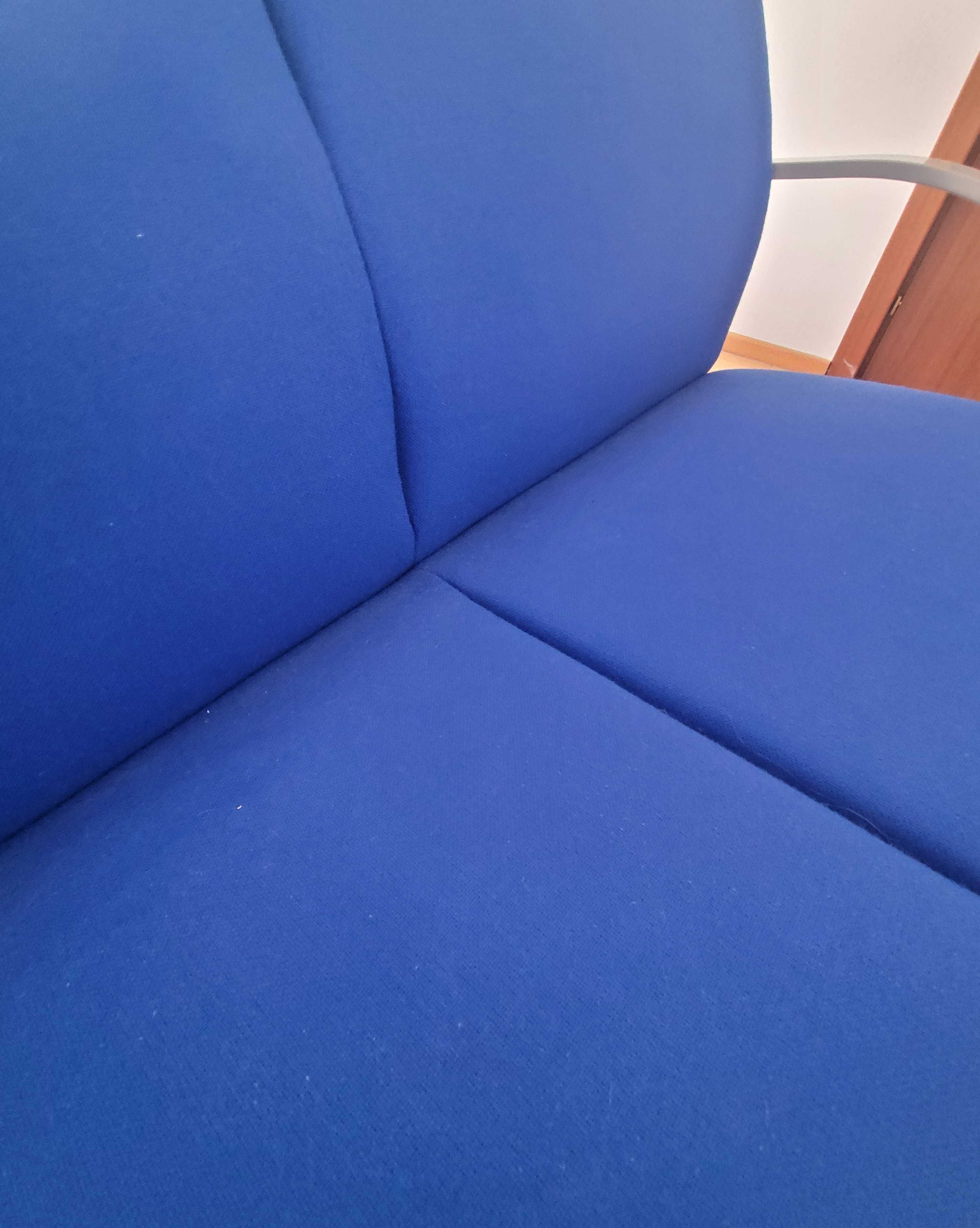 Set 2 canapele textil (stofa) NOI, cu cadru metal gri