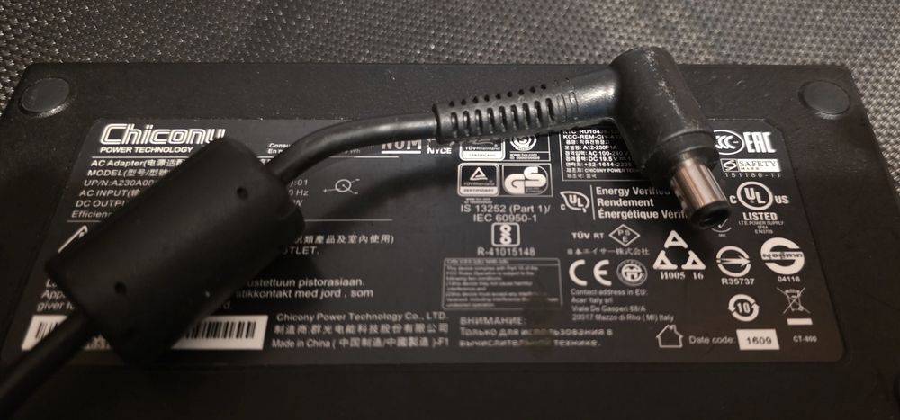 Incarcator original laptop Acer Predator 19.5V 11.8A 230W (7.4x5.0)