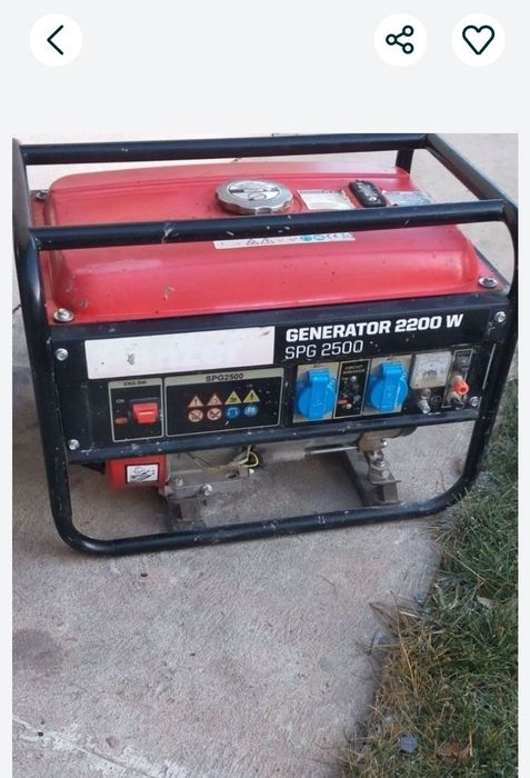 Panzer generator curent 2,2 kw