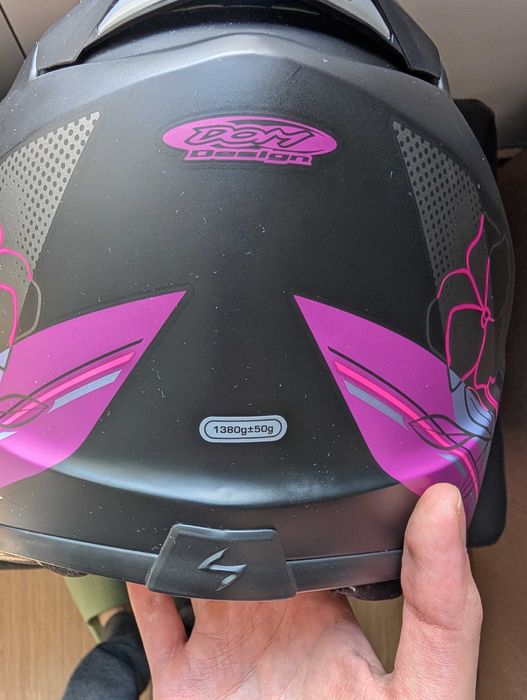 Каска Scorpion EXO-1400 AIR GAIA Matt Black Pink – Чисто Нова!