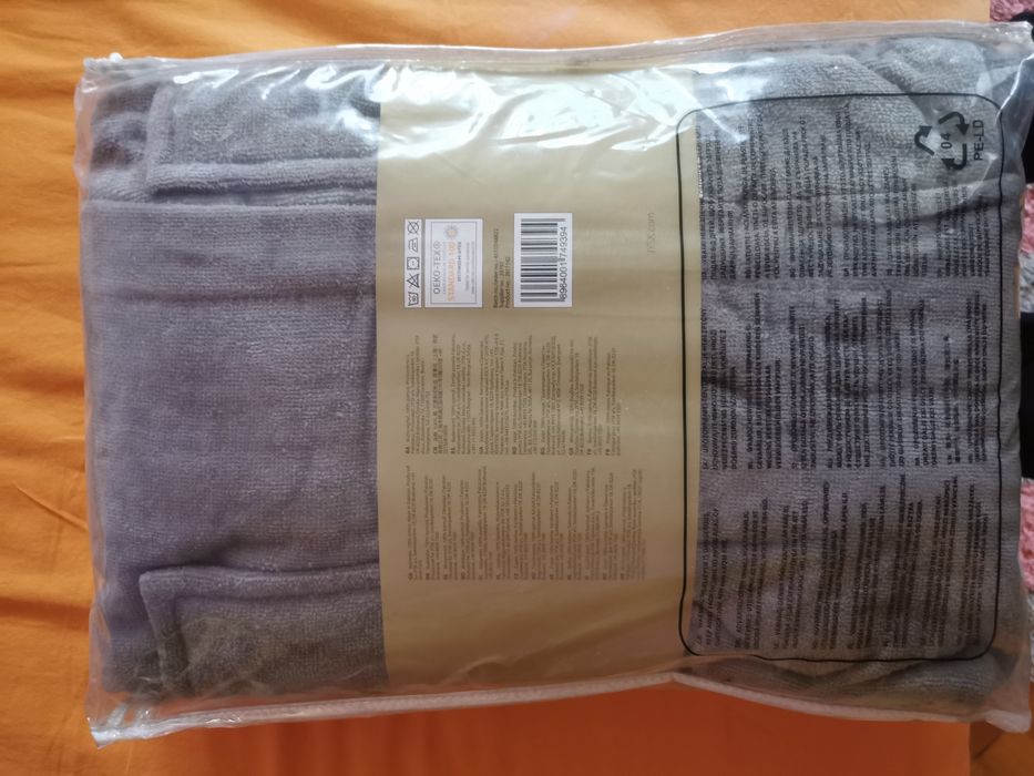 Halat de baie L/XL Jysk 100% bumbac, nou, sigilat