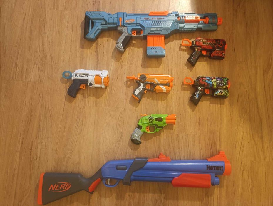 Nerf пушки и пистолети - 6 бр.