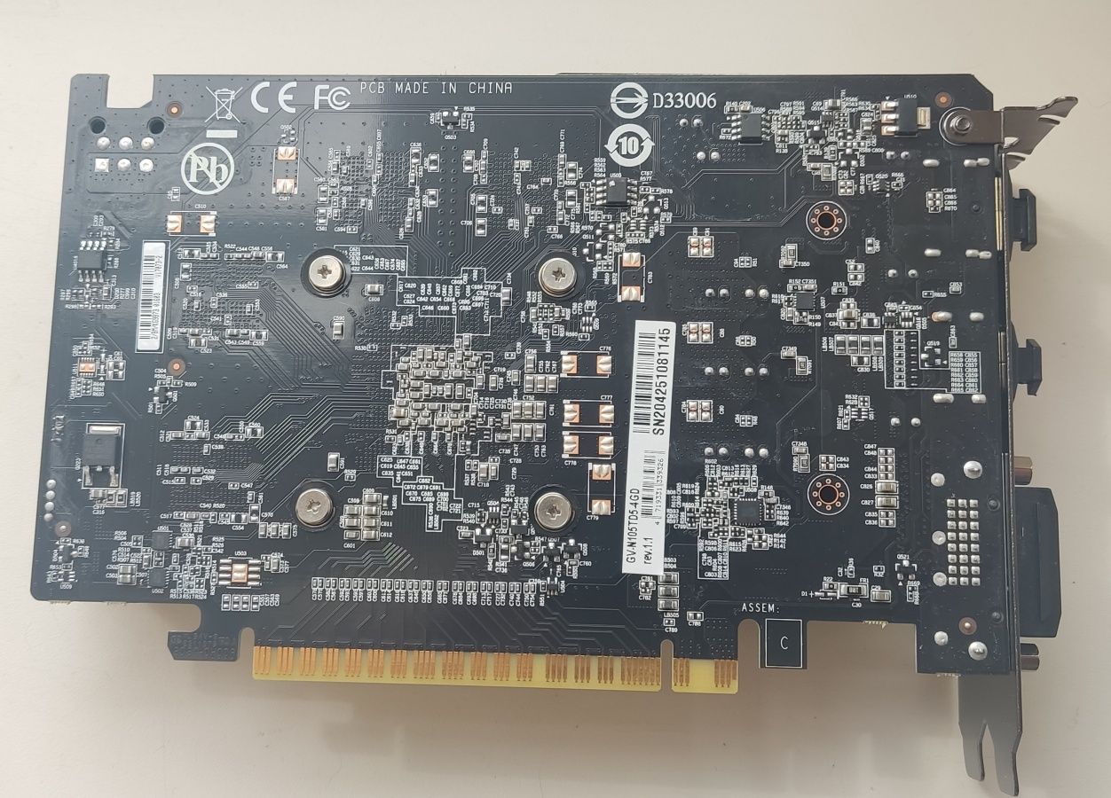 Видеокарта Gigabyte 1050ti