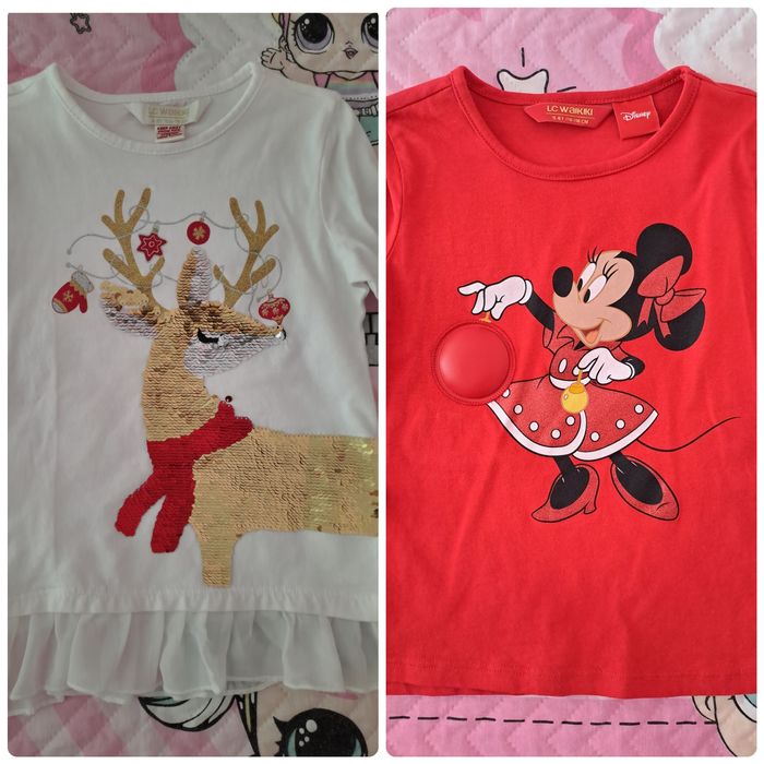 2бр.детски блузки LC WAIKIKI 110 см. Обща Цена 10 лв.