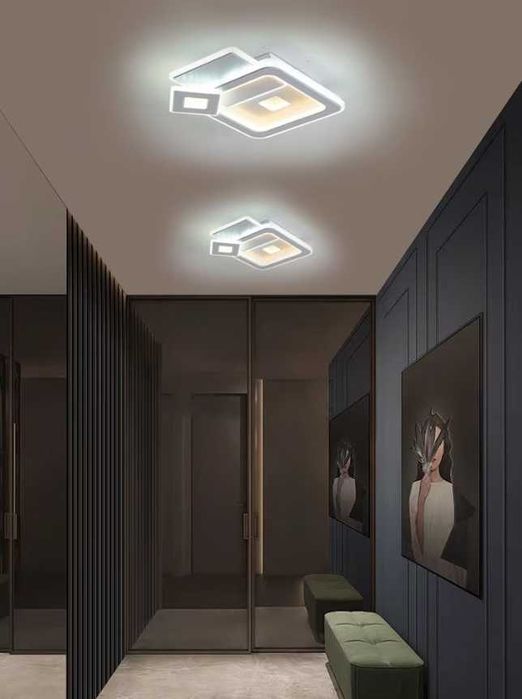 RFAN LED лампа за стена, модел 9130-300, 3 вида светлина, 100W, бяла