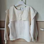 Hanorac bluza guler supradimensionat Zara marime 128 ca noua