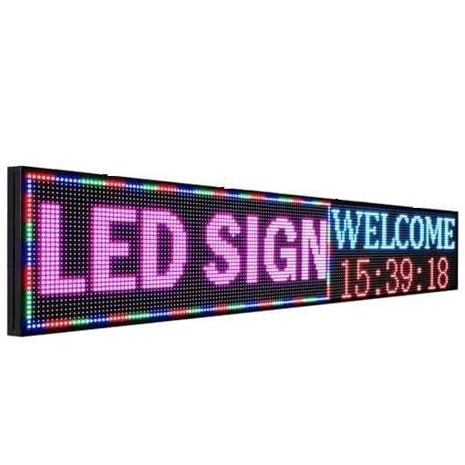 200x40 CM Firma luminoasa LED RGB +temperatura Caseta reclama exterior