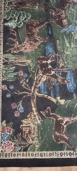 Carpete vintage batik pauni/ cerbi