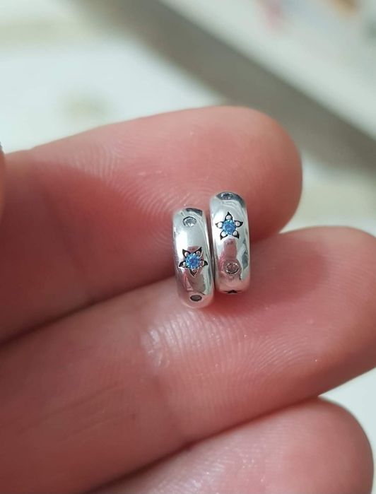 Distantiere opritoare din Argint pentru bratari Pandora, Trollbeads