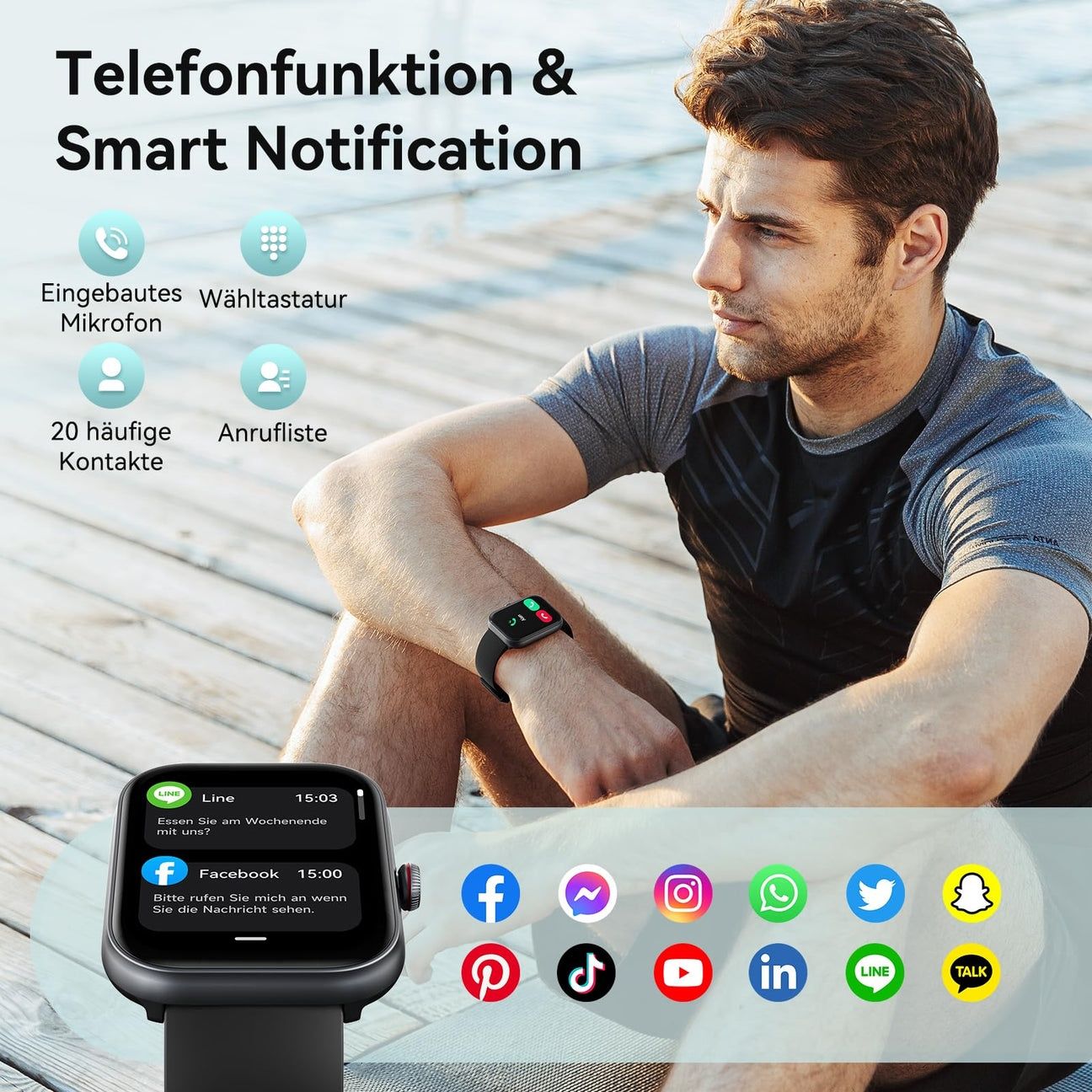Смарт часовник,функция Alexa Integrated