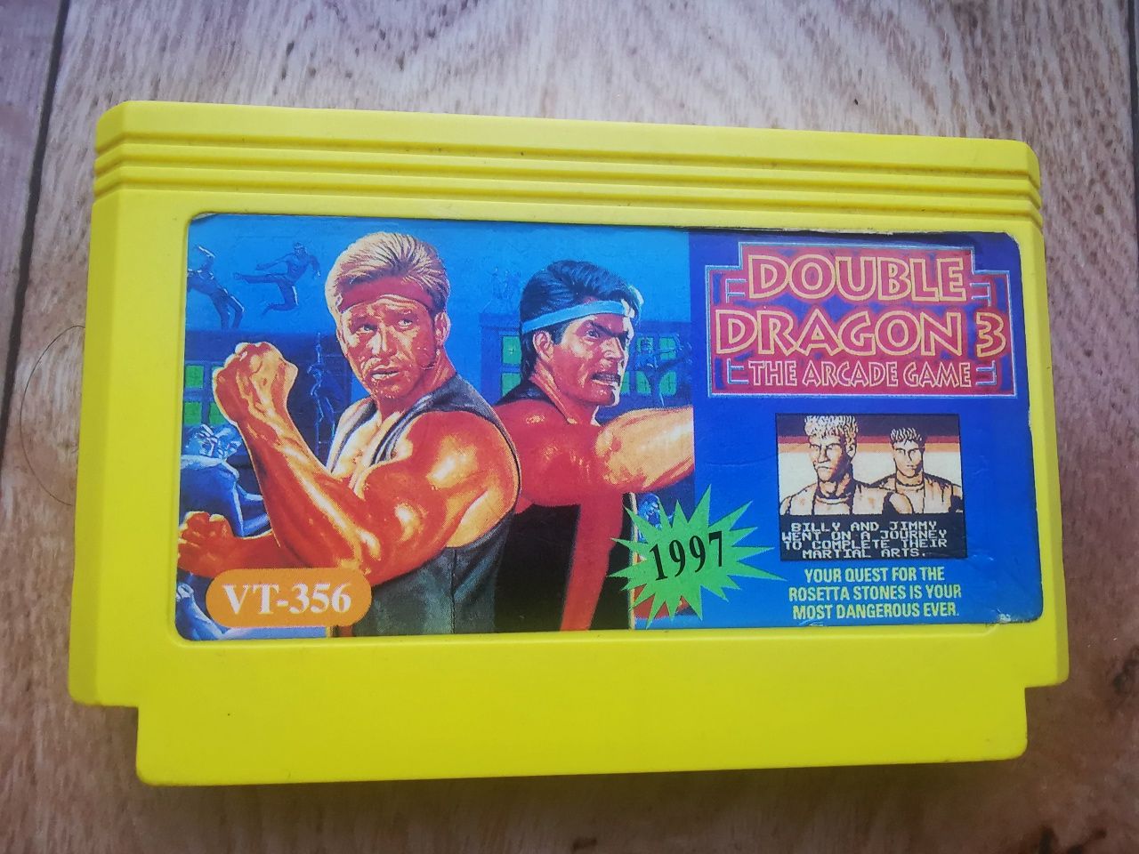 Casete Terminator Sega Mortal Kombat Double Dragon Mortal Tom & Jerry