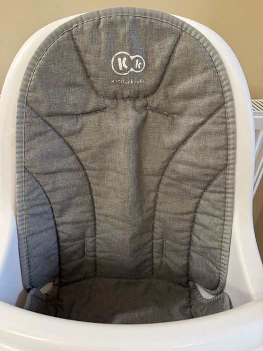 Scaun de masa 2 in 1 Kinderkraft Gri/Alb