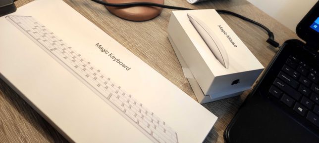 Tastatură și mouse Apple Magic noi