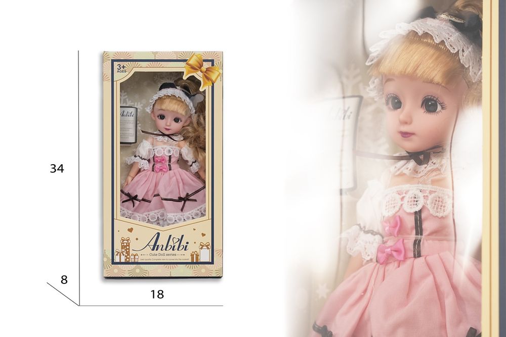 Красивая кукла коллекционная, шарнирная.