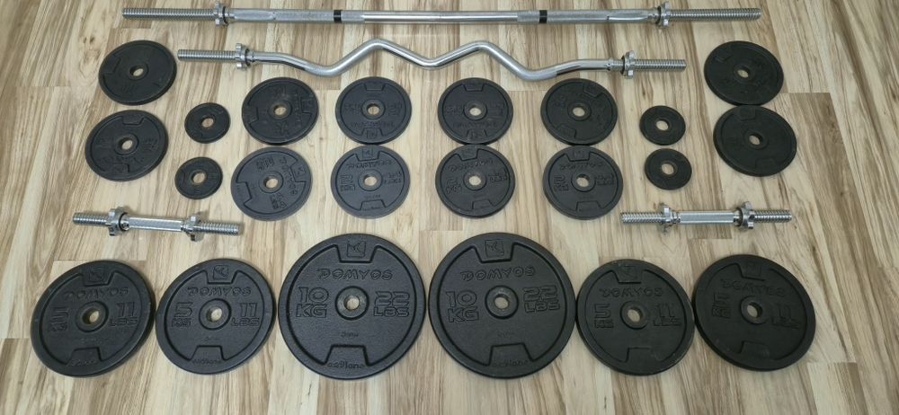 Haltera gantere bara z banca greutati Domyos Decathlon