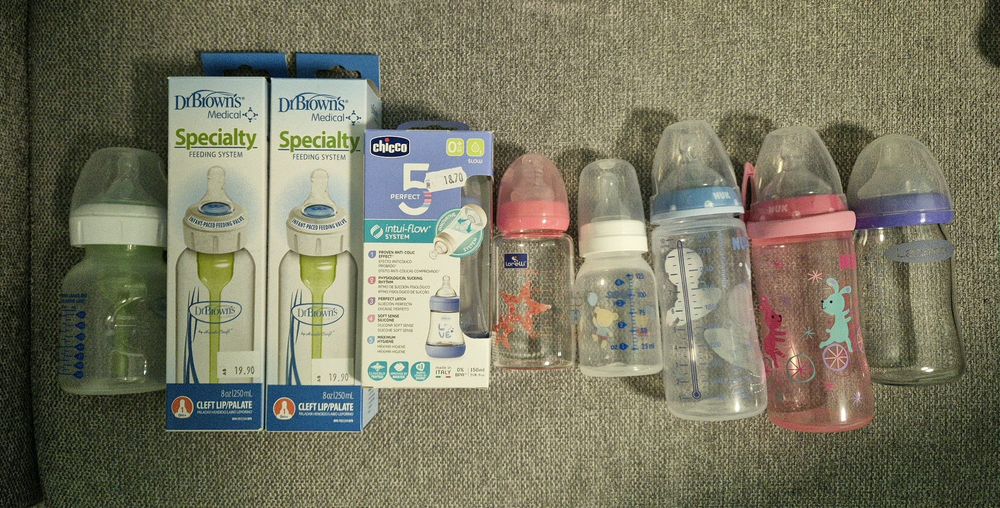 Бебешки шишета различни видове