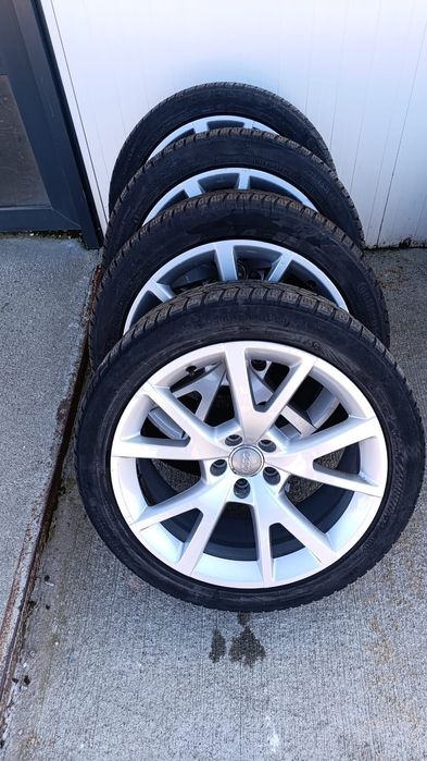 Jante originale Audi+Anvelope Continental 235-45/ R-19 99 v m+s