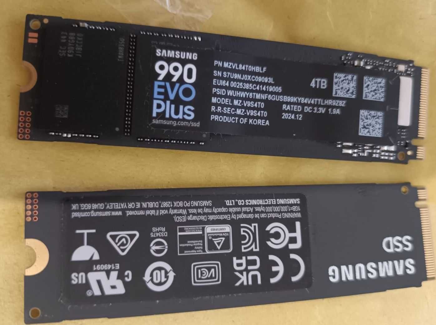 vand ssd samsung 990 evo plus 4tb nou 0 ore bulk pciex 4.0