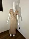 Rochie  eleganta ocazie eveniment seara aurie S