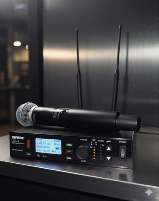 SHURE ULXD4-B58A • Sistem Wireless Profesional • 500/600 MHz • Nou