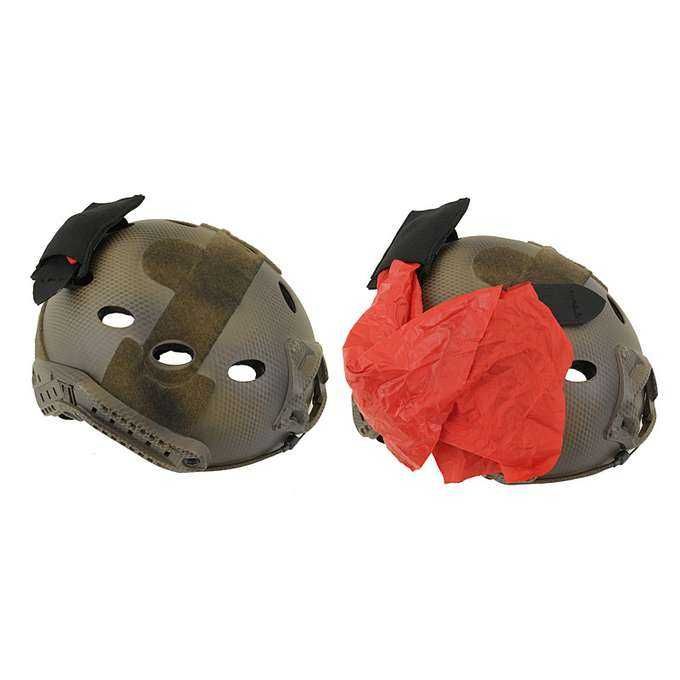 Pouch TG Airsoft Cu Steag Rosu 8Fields Culoare Negru Si Olive