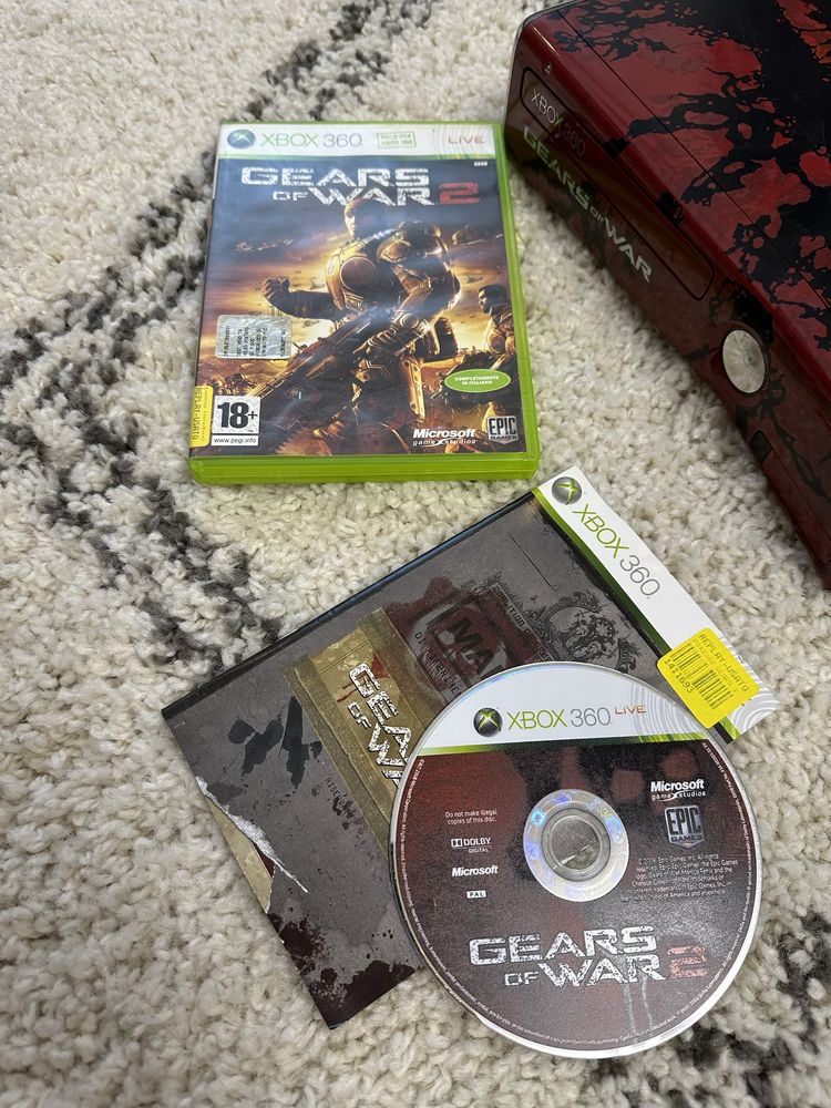 Xbox 360 gears of war 3 - perfect functional + jociuri / controller