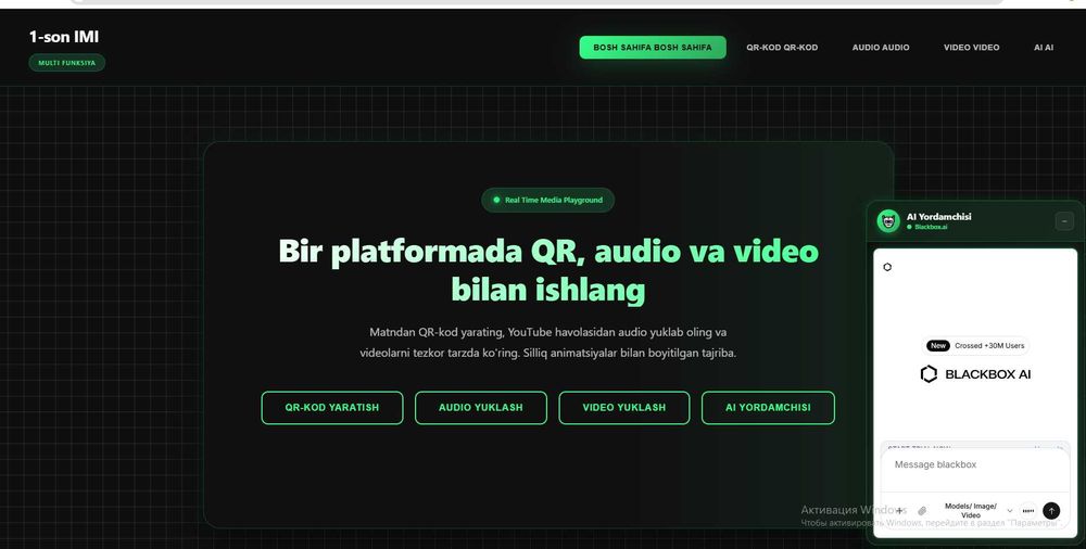 Maktablar uchun Web-sayt ichida testlar,admin panel hammasi ichida bor