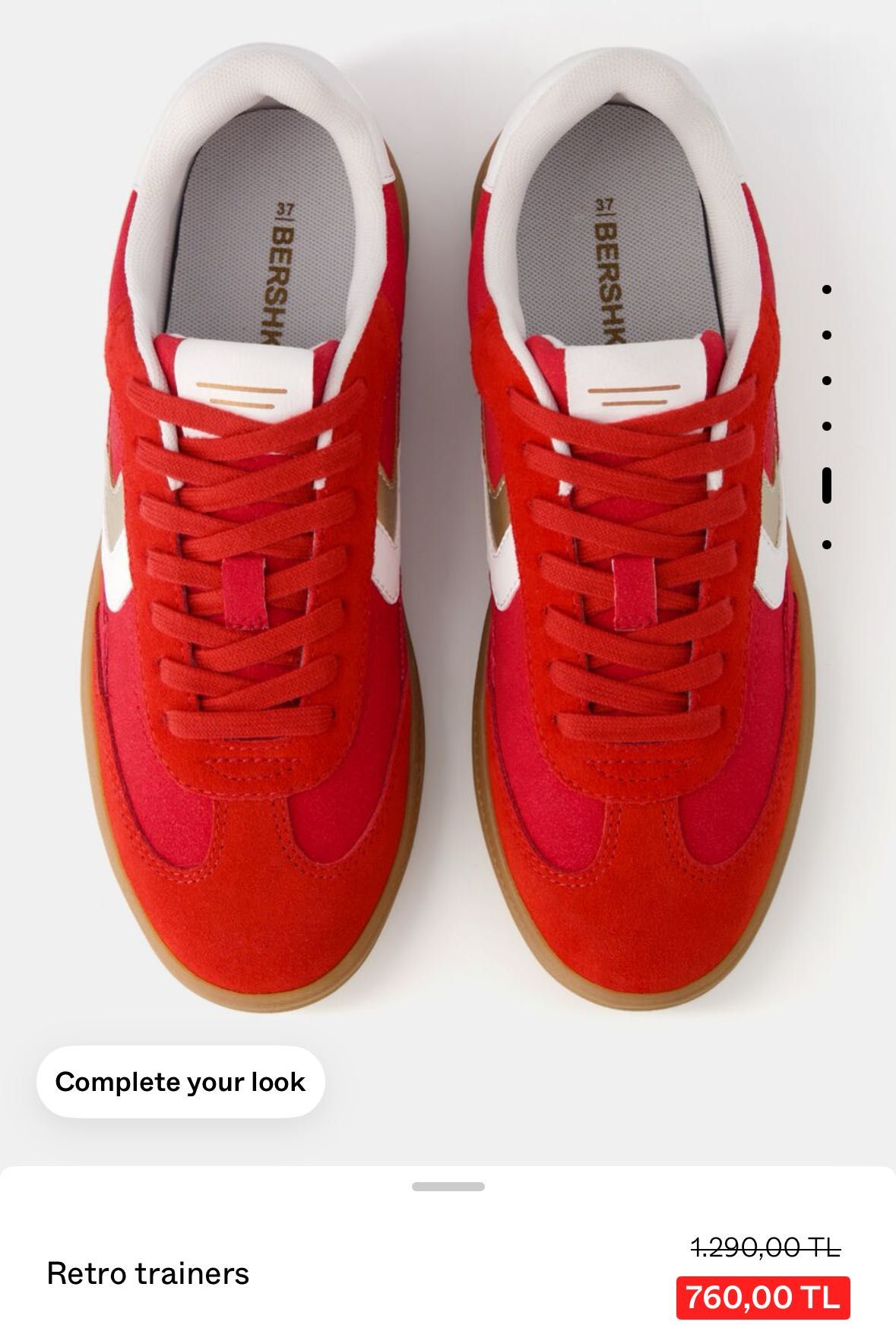 Кроссовки Bershka 37