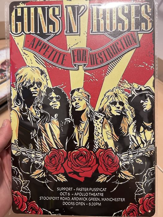 Postere metalice Rock - Metallica AC/DC, Queen, Guns’n roses