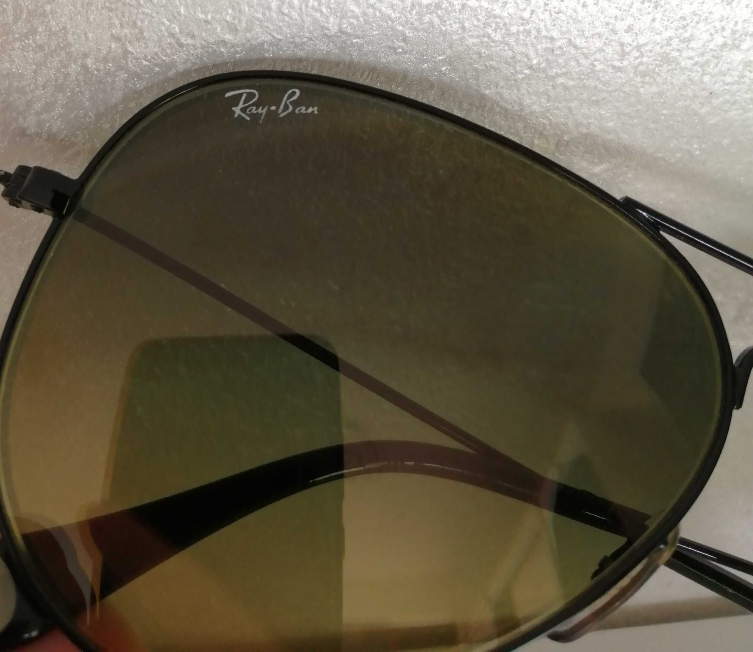 Ochelari de soare Ray Ban de tip Aviator cu toc unisex