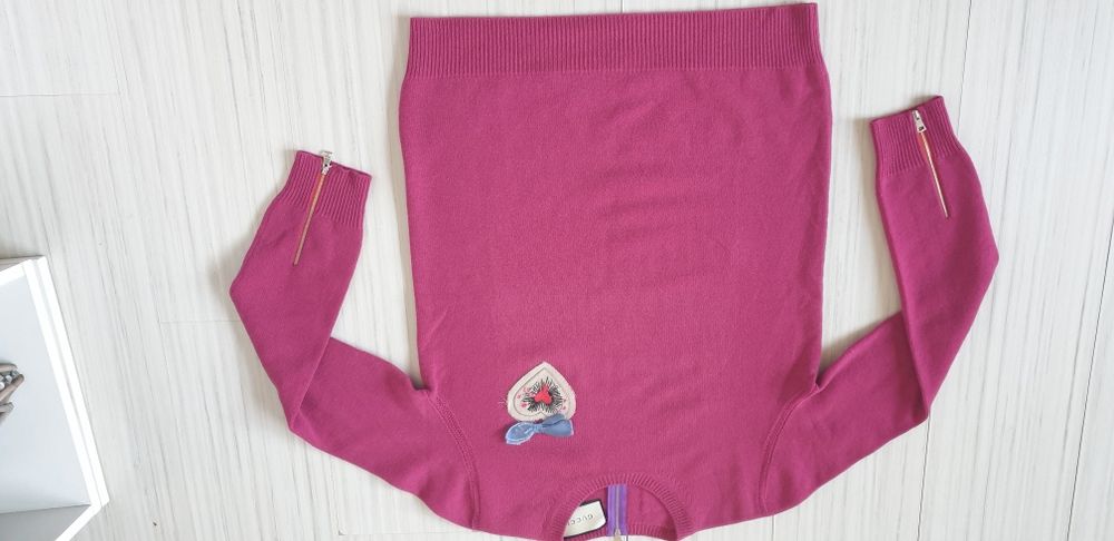 Gucci Wool Made in Italy Womens Size  L / XL ОРИГИНАЛ! Дамски Пуловер!