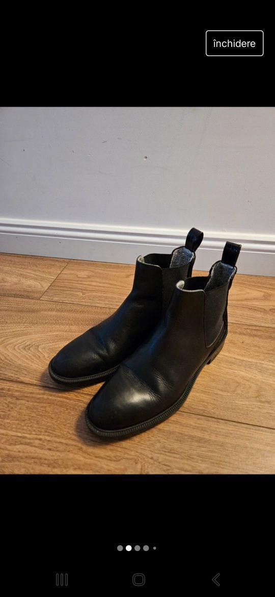 Ghete piele zara