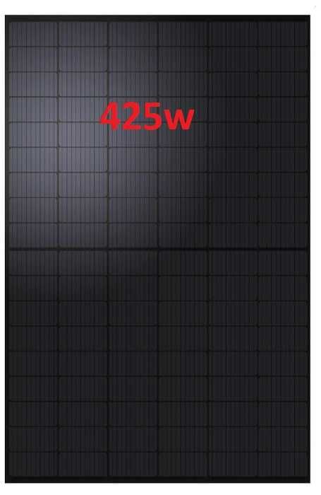 Соларна система с НЕМСКИ Инвертор 12v 2 ТЯГОВИ акумулатора Панел 425w