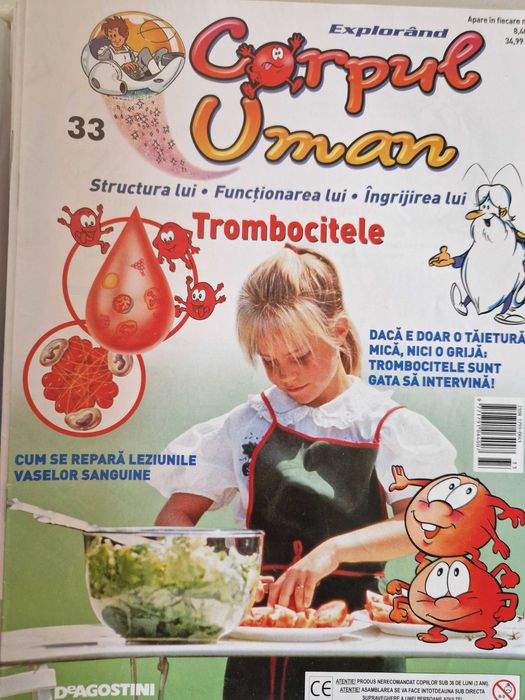 Colecția Explorând corpul uman, Deagostini