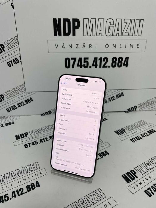 NDP Amanet NON-STOP Sos. Giurgiului 119 IPHONE 16 PRO MAX (44510)