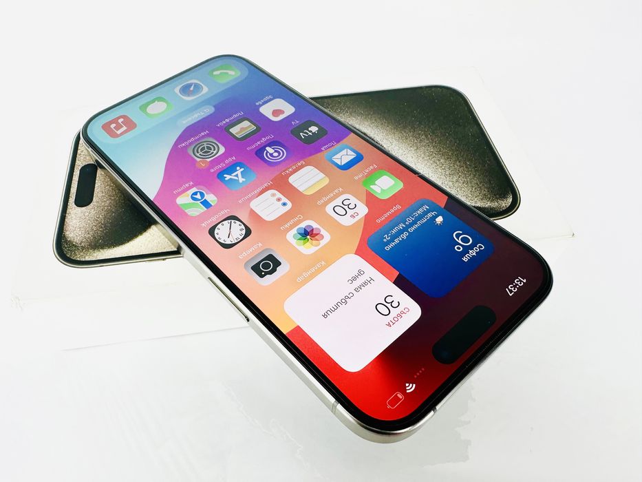 Apple iPhone 15 Pro Max 256GB Natural Titanium 90% Батерия! Гаранция!