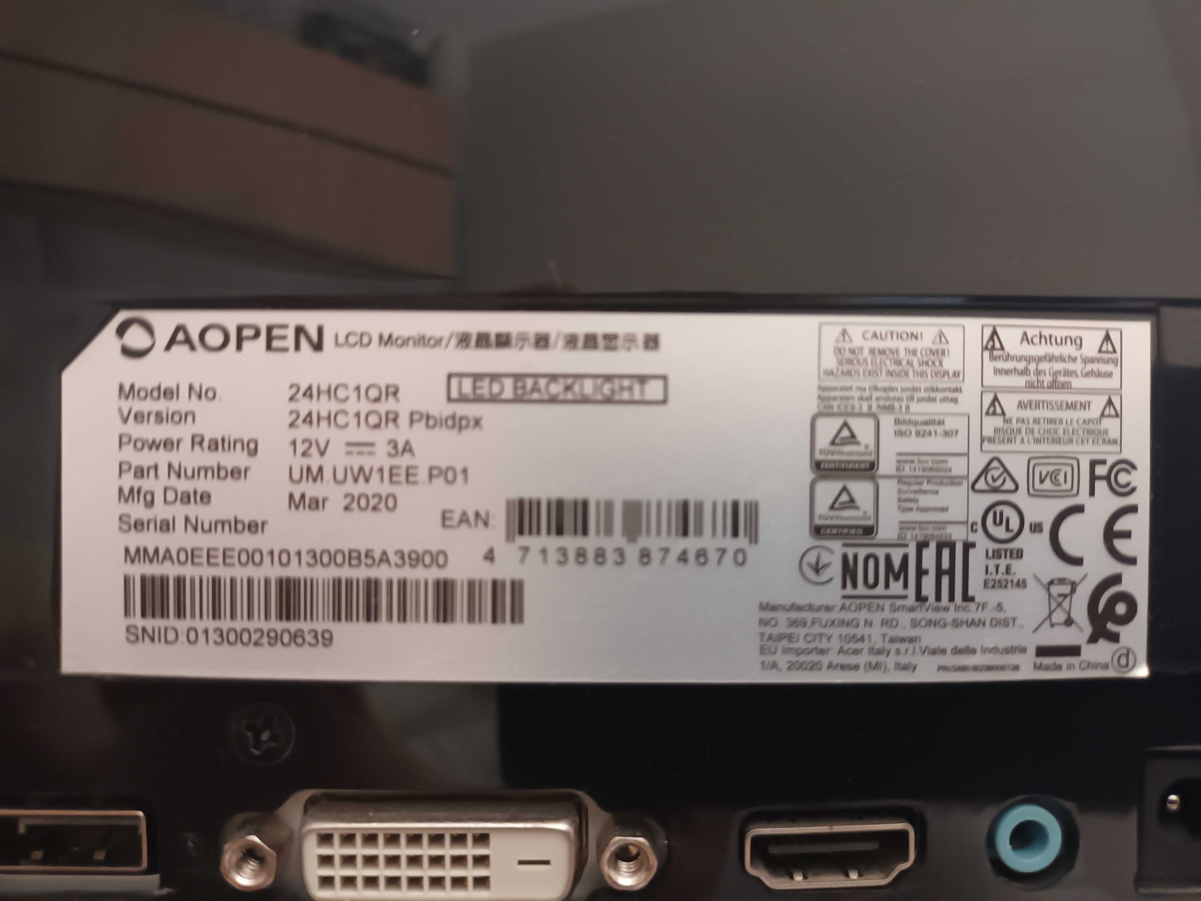 Acer Aopen 24HC1QR-P