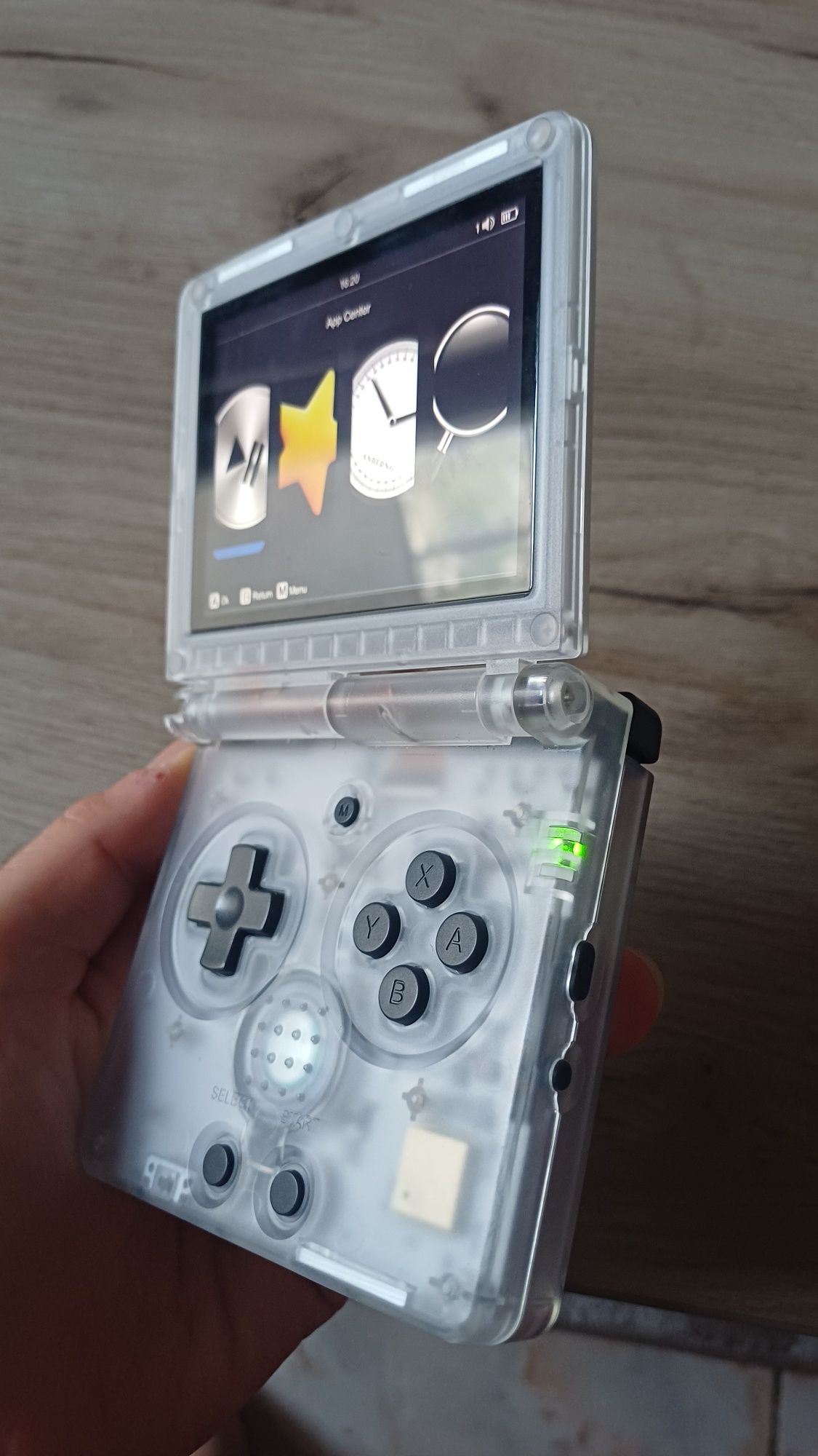 Anbernic RG35XXSP Transparent White