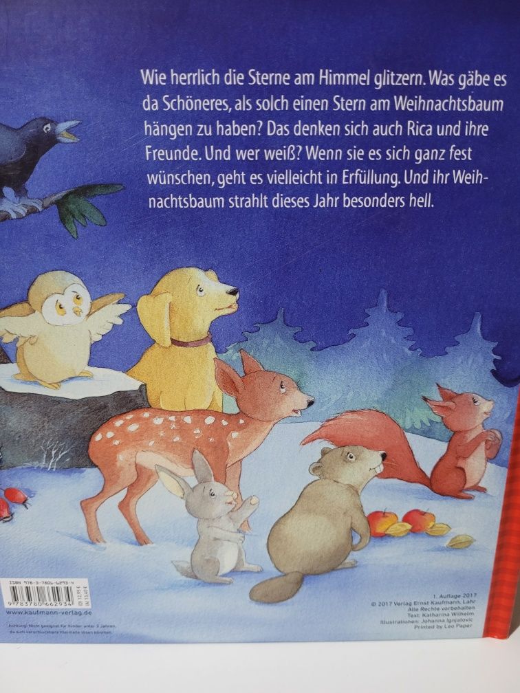 Детска коледна  книга на немски