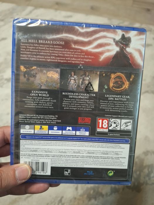 Diablo 4 cross-gen bundle PS4 PS5 неразопакована