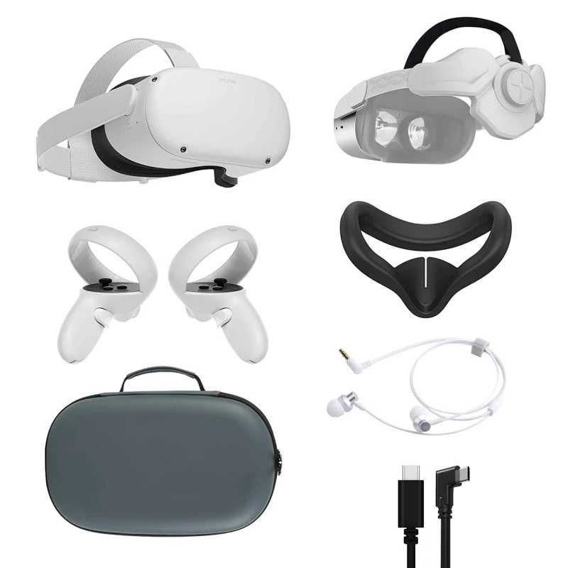 Casca VR All-in-One Meta Quest 2, 128 Gb | Garantie | UsedProducts.ro
