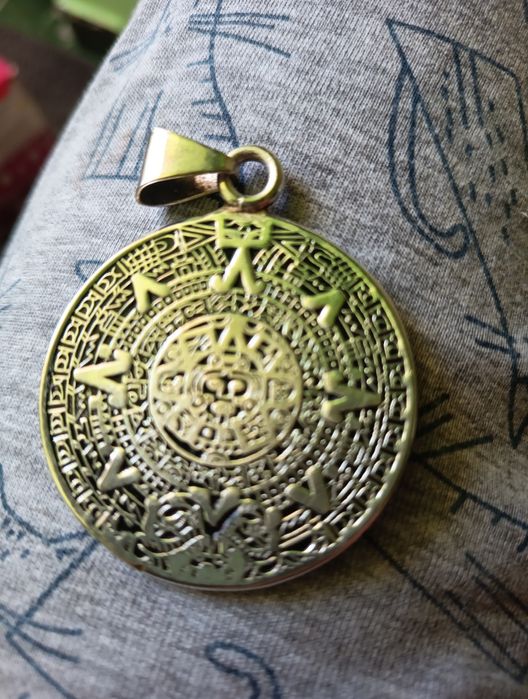 Pendativ aztec din argint 925