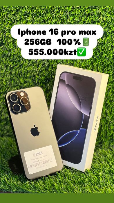 Iphone 16 pro max 256GB 100%