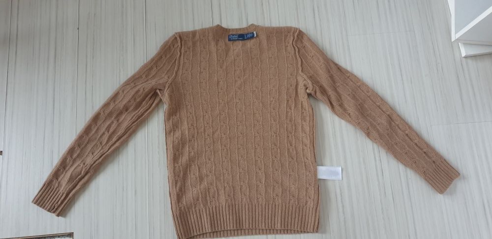 POLO Ralph Lauren Cable Wool / Cashmere Knit / S  ОРИГИНАЛ Дамски Пуло
