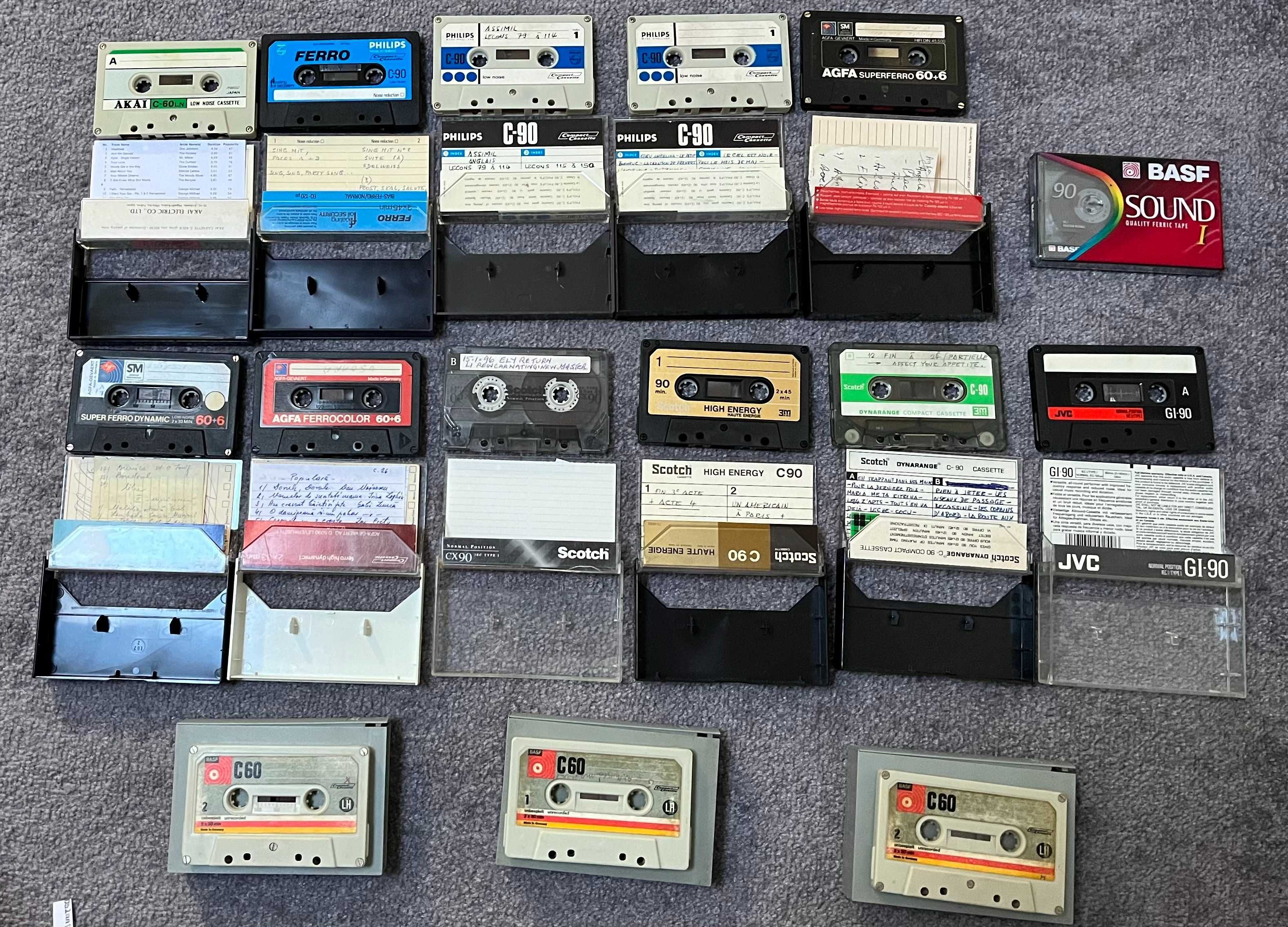 Casete audio colectie