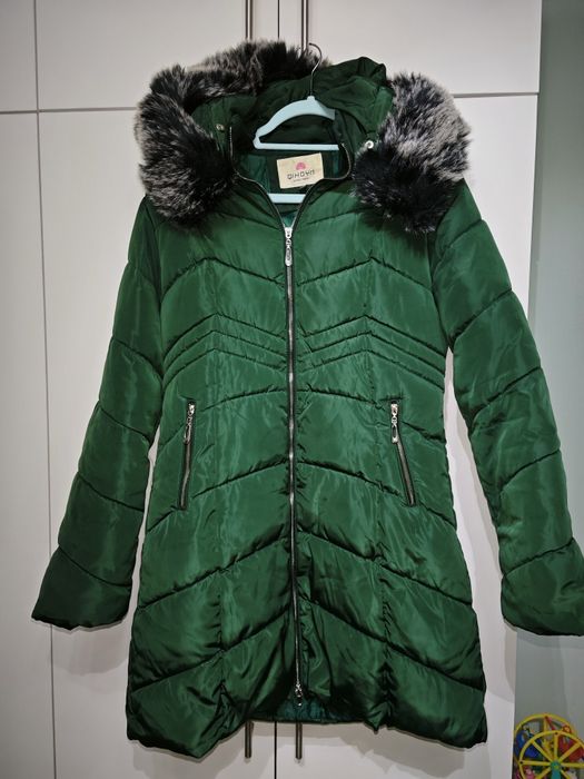 Зимно зелено яке