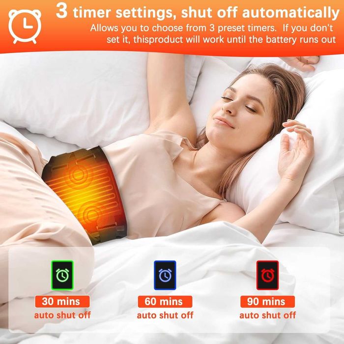 Изключително голяма 60-инчова безжична нагревателна подложка за гръб