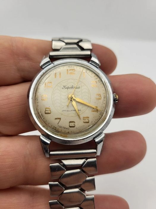 Kirovskie Crab 1MChZ Kirova 16 j Ceas 35mm 1950s Functioneaza